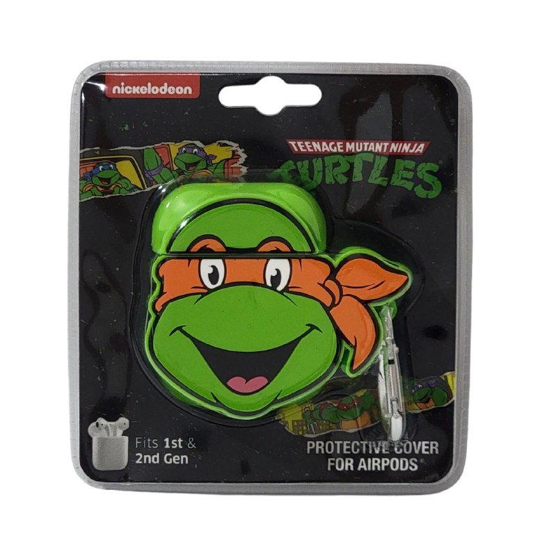 FUNDA PROTECTORA PARA AIRPODS DE PVC FLEXIBLE TEENAGE MUTANT NINJA TURTLES FUNDA PROTECTORA PARA AIRPODS DE PVC FLEXIBLE TEENAGE MUTANT NINJA TURTLES