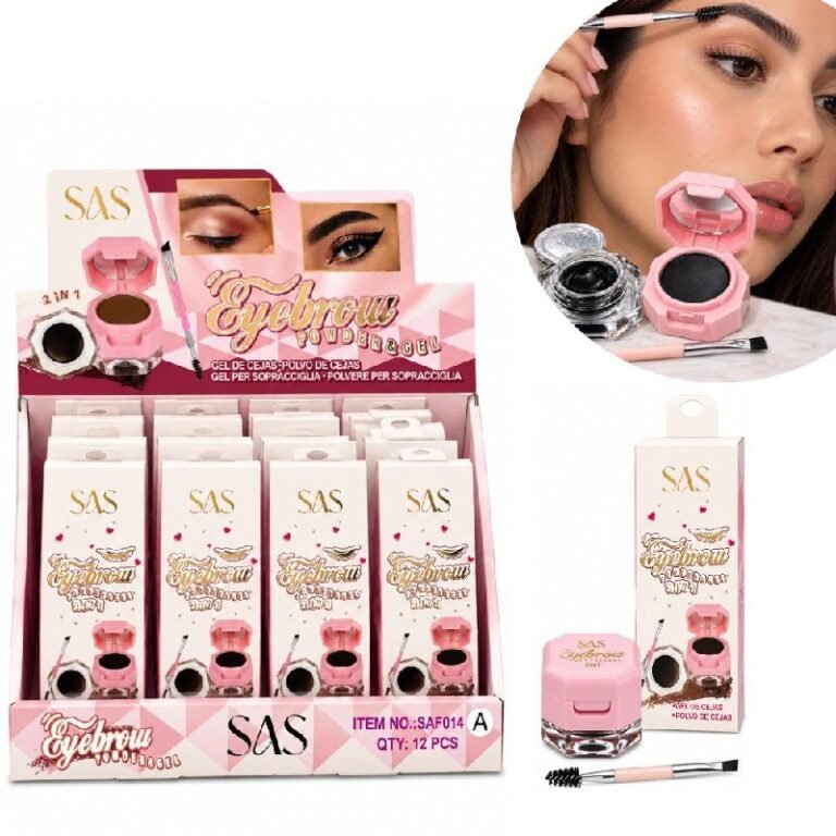 GEL Y POLVO PARA CEJAS 2 EN 1 ECONÓMICO SAS