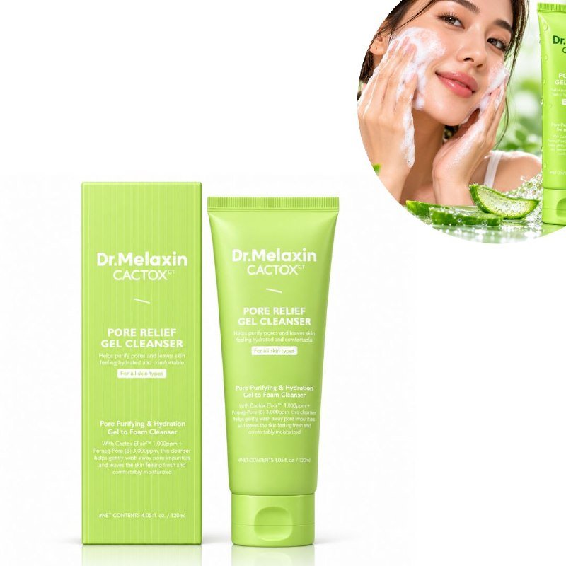 LIMPIADOR FACIAL EN GEL PURIFICANTE DE POROS CON EXTRACTO DE CACTUS DR MELAXIN 120ML LIMPIADOR FACIAL EN GEL PURIFICANTE DE POROS CON EXTRACTO DE CACTUS DR MELAXIN 120ML
