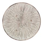 MANTEL PARA MESA REDONDO DE PVC DISEÑO RÁFAGA DE ESTRELLAS 38CM