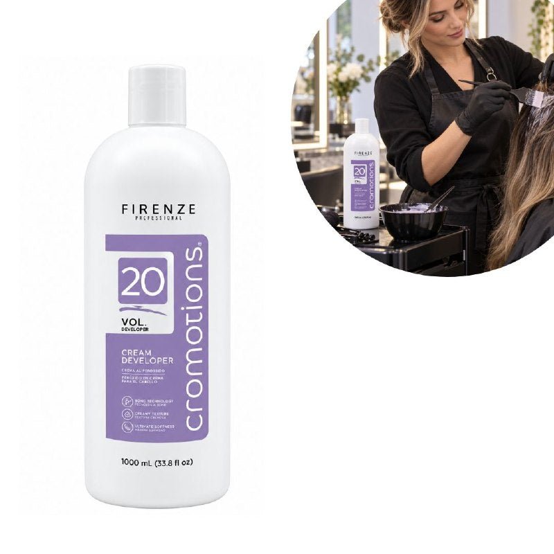 PEROXIDO EN CREMA REVELADORA DE COLORACION AL 6% VOL20 FIRENZE 1000ML PEROXIDO EN CREMA REVELADORA DE COLORACION AL 6% VOL20 FIRENZE 1000ML