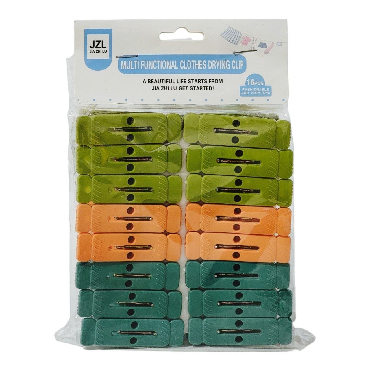 PINZAS PARA ROPA DE ALTA RESISTENCIA Y MÁXIMO AGARRE JZL MULTI 16 PINZAS PINZAS PARA ROPA DE ALTA RESISTENCIA Y MÁXIMO AGARRE JZL MULTI 16 PINZAS