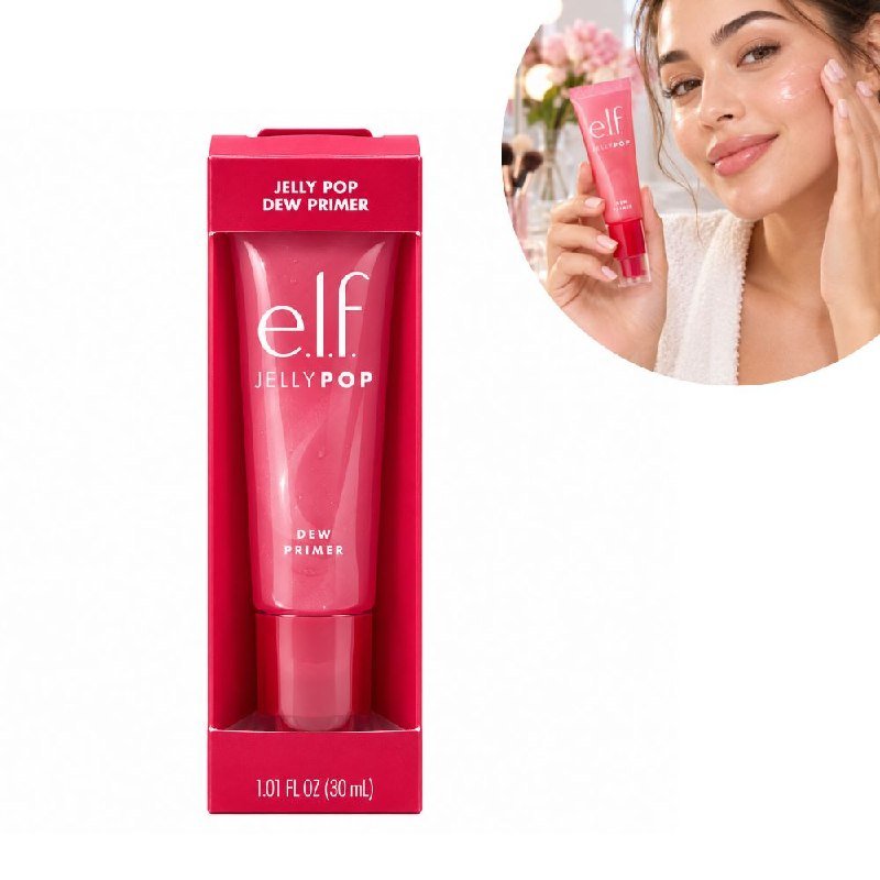 PRIMER DE MAQUILLAJE EN GEL HIDRATANTE E ILUMINADOR CON EXTRACTO DE SANDIA, ACIDO HIALURONICO Y NIACINAMIDA ELF 30ML PRIMER DE MAQUILLAJE EN GEL HIDRATANTE E ILUMINADOR CON EXTRACTO DE SANDIA, ACIDO HIALURONICO Y NIACINAMIDA ELF 30ML