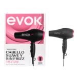 SECADORA DE CABELLO PROFESIONAL DE ALTA EFICIENCIA Y FLUJO TÉRMICO BALANCEADO EVOK SUAVE Y SIN FRIZZ 1875W