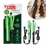 SET DE PLANCHA ALISADORA Y RIZADOR PARA CABELLO CON AGUACATE Y MACADAMIA TOXIIK