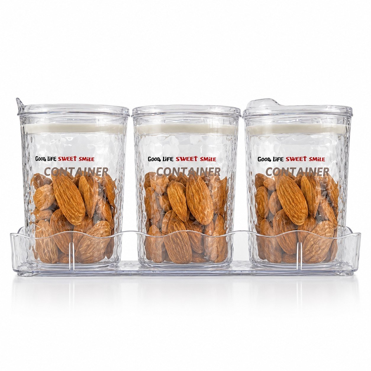 SET ORGANIZADORES HERMÉTICOS SWEET SMILE GOOD LIFE 440ML SET ORGANIZADORES HERMÉTICOS SWEET SMILE GOOD LIFE 440ML
