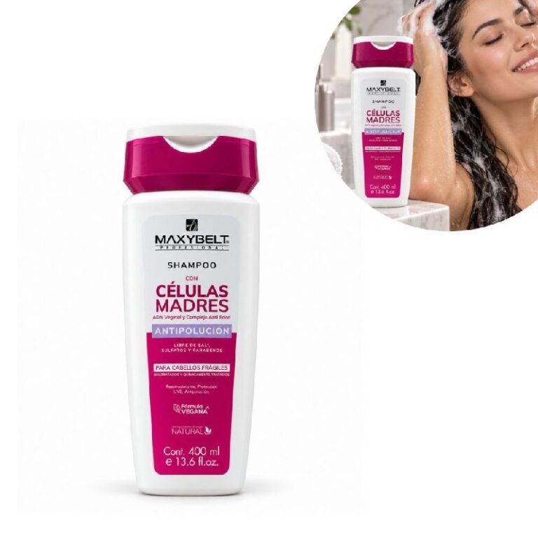 SHAMPOO PROFESIONAL REPARADOR Y PROTECTOR AMBIENTAL CON CELULAS MADRES MAXYBELT PROFESIONAL 400ML