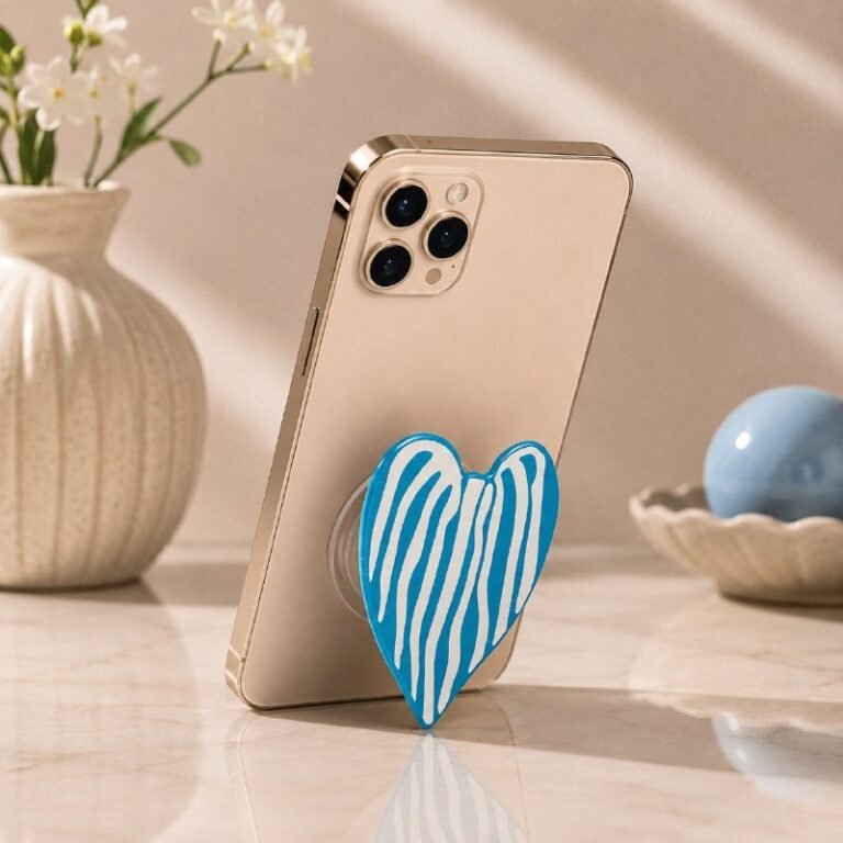 SOPORTE PARA CELULAR DE CORAZÓN 7.3X5.1CM