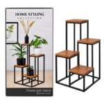 SOPORTE VERTICAL PARA MACETAS Y PLANTAS HOME STYLING COLLECTION 67X17X17CM