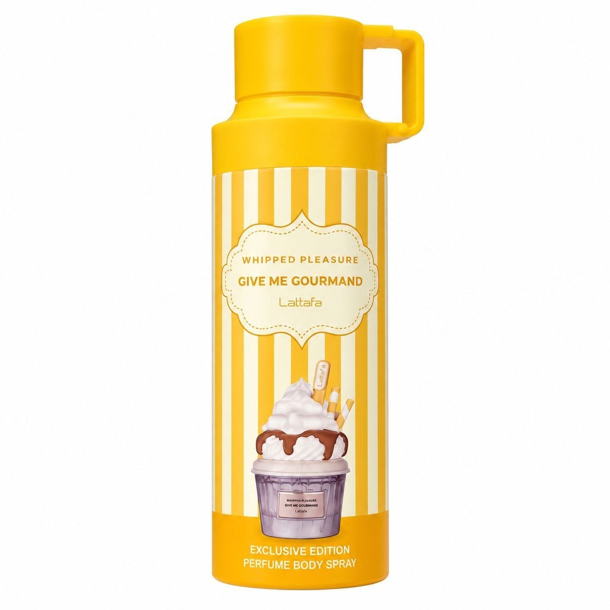 SPLASH LATTAFA GIVE ME GOURMAND WHIPPED PLEASURE 250ML (M) SPLASH LATTAFA GIVE ME GOURMAND WHIPPED PLEASURE 250ML (M)