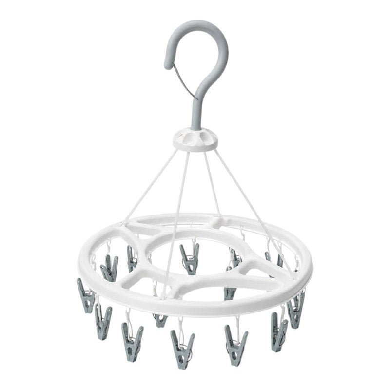 TENDEDERO CIRCULAR GIRATORIO CON 12 PINZAS 23CM TENDEDERO CIRCULAR GIRATORIO CON 12 PINZAS 23CM
